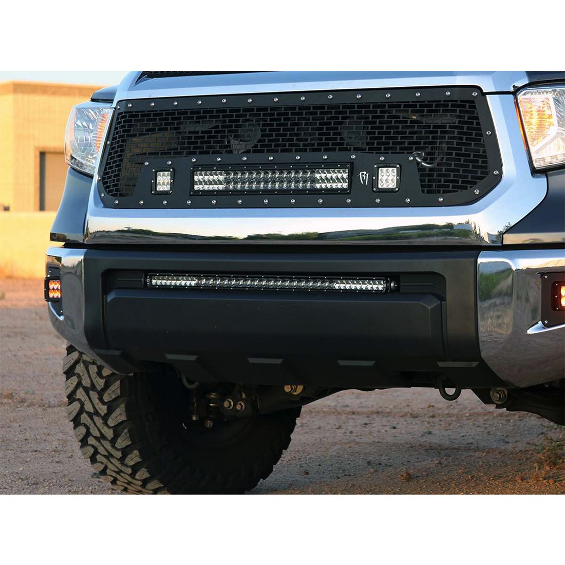 Rigid Industries - 46512 - Mounting Brackets(Lighting) - 14-20 Tundra 30 Inch SR-Series Pro Bumper Mount SR-Series Pro