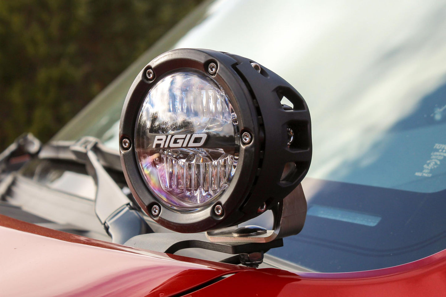 Rigid Industries - 46700 - Mounting Brackets(Lighting) - 10-20 Toyota 4Runner A-Pillar Mount Fits 360-Series D-Series D-SS RIGID