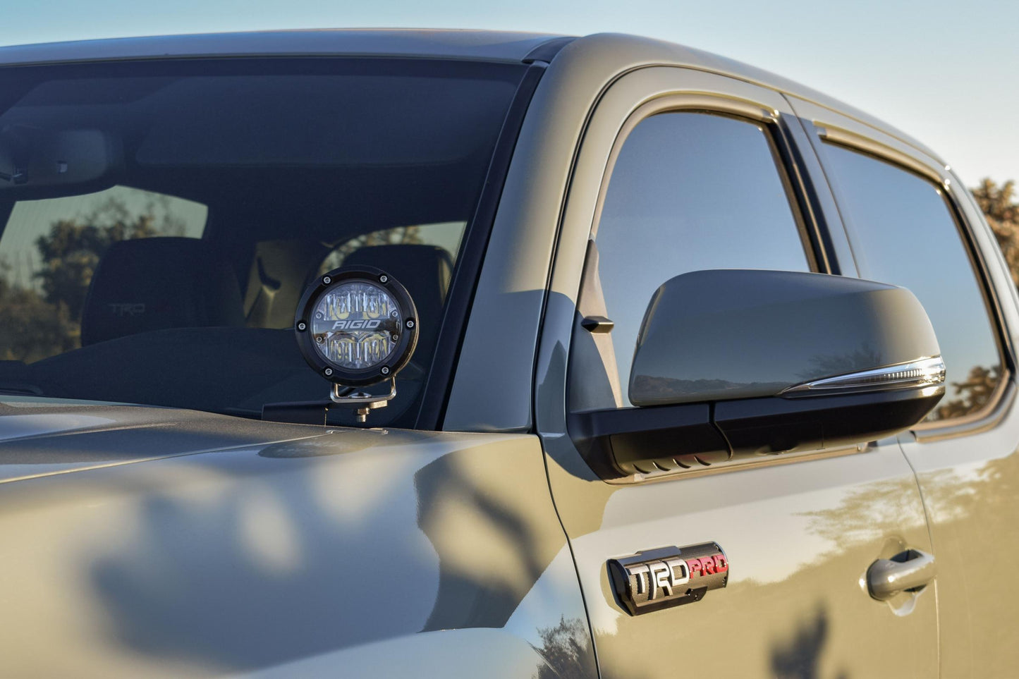 Rigid Industries - 46702 - Mounting Brackets(Lighting) - 16-20 Toyota Tacoma A-Pillar Mount Fits 360-Series D-Series D-SS RIGID