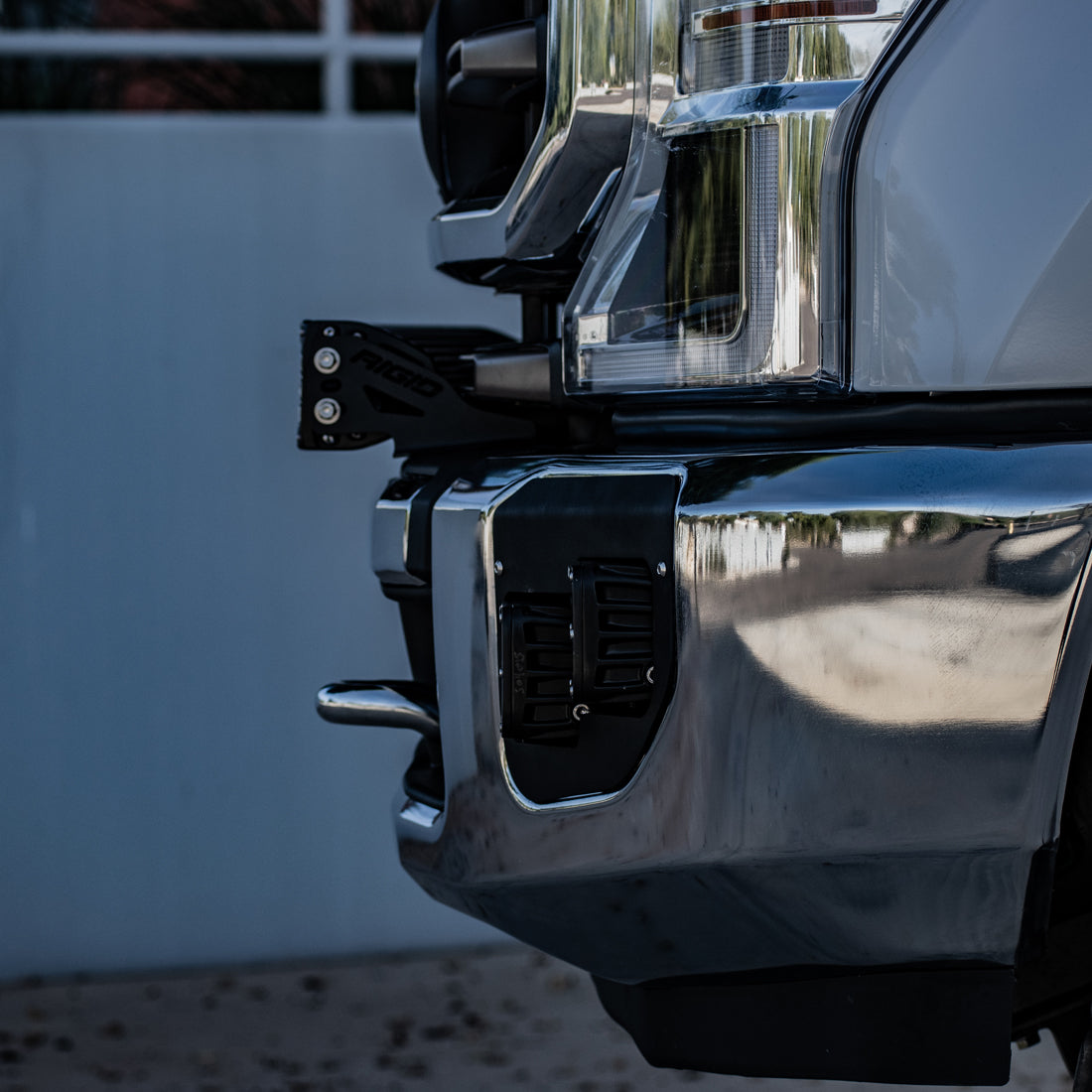 Rigid Industries - 46732 - Mounting Brackets(Lighting) - 2020-Present Ford SuperDuty Bumper Bar Mount