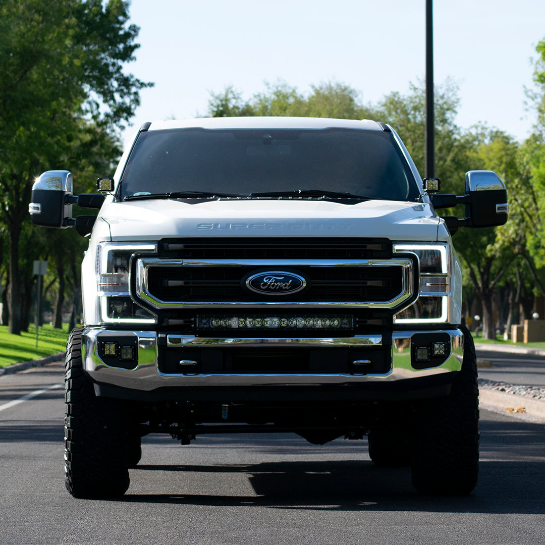 Rigid Industries - 46735 - Mounting Brackets(Lighting) - 2020-Present Ford SuperDuty A-Pillar Mounts