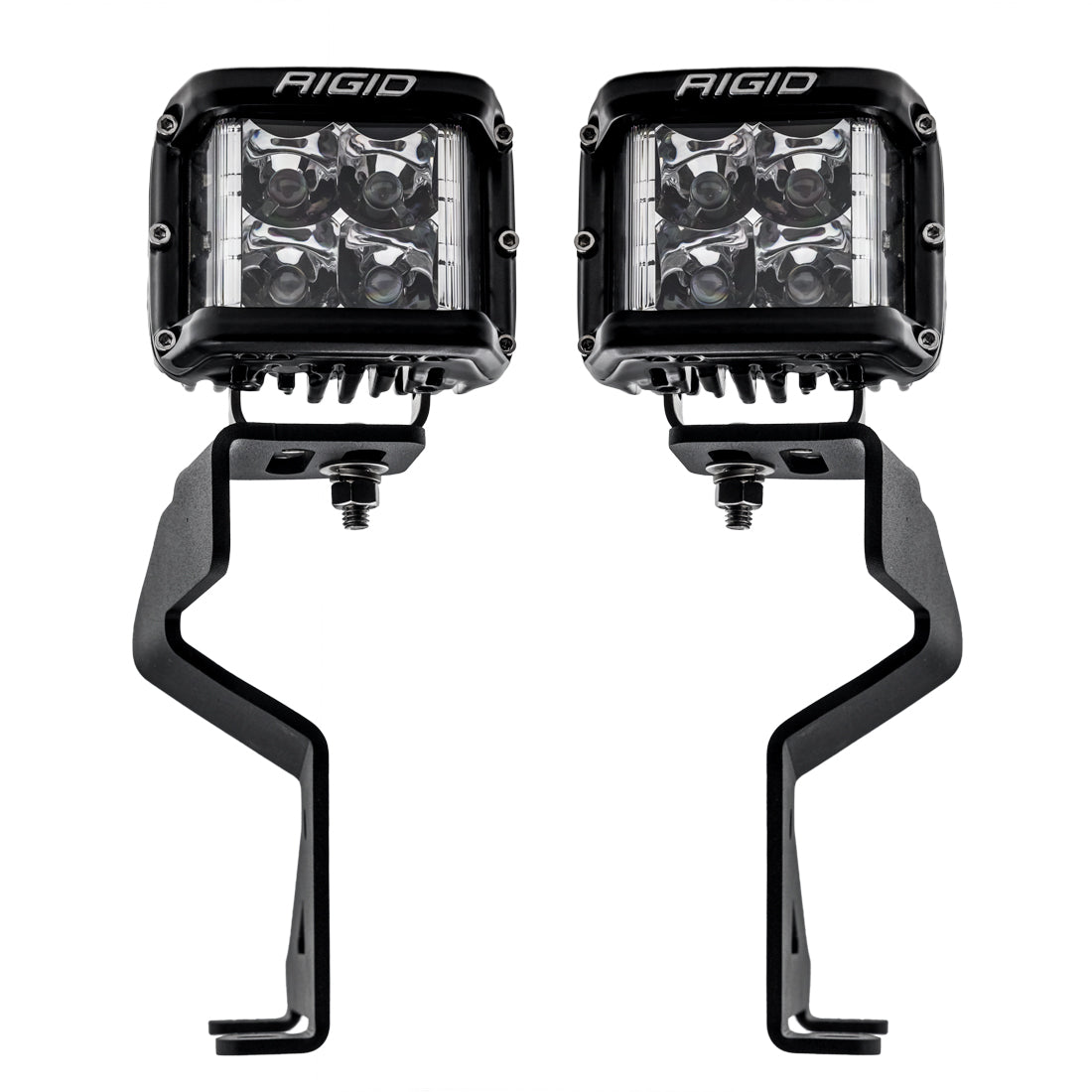 Rigid Industries - 46737 - A Pillar Light Mount - 2021-Present Ford F-150/Raptor A-Pillar D-SS Light Kit