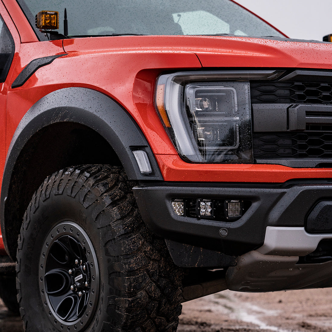 Rigid Industries - 46738 - Fog Lights - 2021-Present Ford Raptor Triple Fog Light Kit