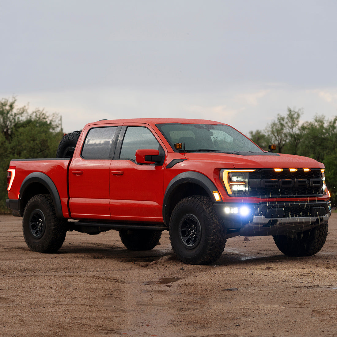 Rigid Industries - 46738 - Fog Lights - 2021-Present Ford Raptor Triple Fog Light Kit