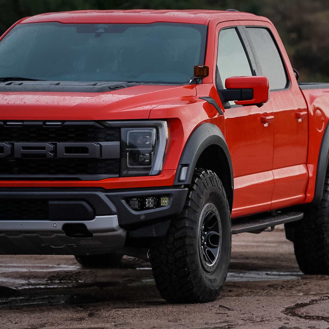 Rigid Industries - 46738 - Fog Lights - 2021-Present Ford Raptor Triple Fog Light Kit