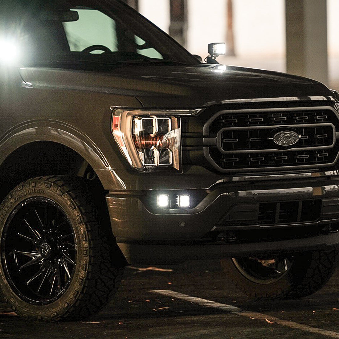 Rigid Industries - 46739 - Mounting Brackets(Lighting) - 2021-Present Ford F-150 Dual Fog Mounts