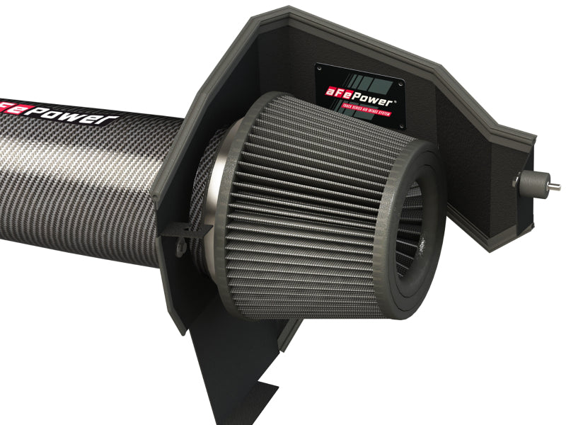 aFe POWER Magnum FORCE Track Series Carbon Fiber Cold Air Intake with Pro DRY S Filter for Dodge Challenger, Charger and Chrysler 300C 5.7L HEMI - 51-12162-C