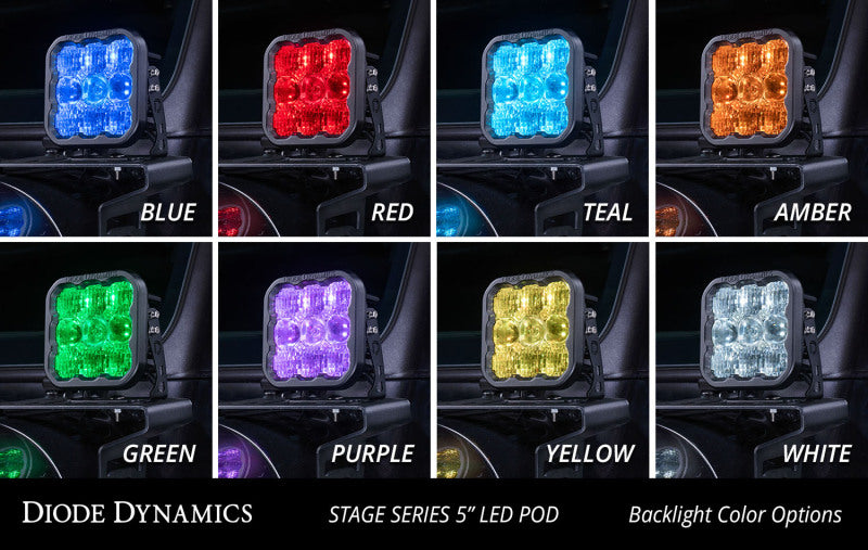 Diode Dynamics SS5 Pro Universal CrossLink 4-Pod Lightbar, White Driving – DD7252
