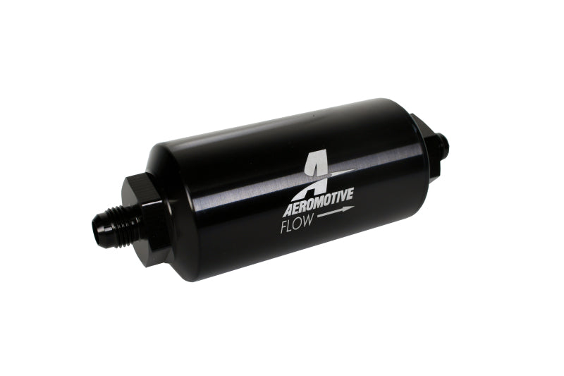 Aeromotive AN-06 In-Line Fuel Filter with 10-Micron Microglass Element