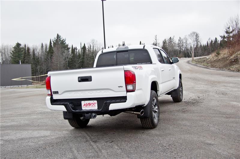 MBRP Armor Plus Cat-Back Exhaust System for 2016-2017 Toyota Tacoma 3.5L, 3-Inch, T409 Stainless Steel