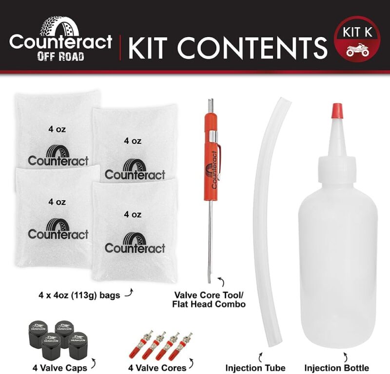 Counteract ATV/UTV Balancing Bead DIY Kit – 4 oz Bags, (4 Pack)
