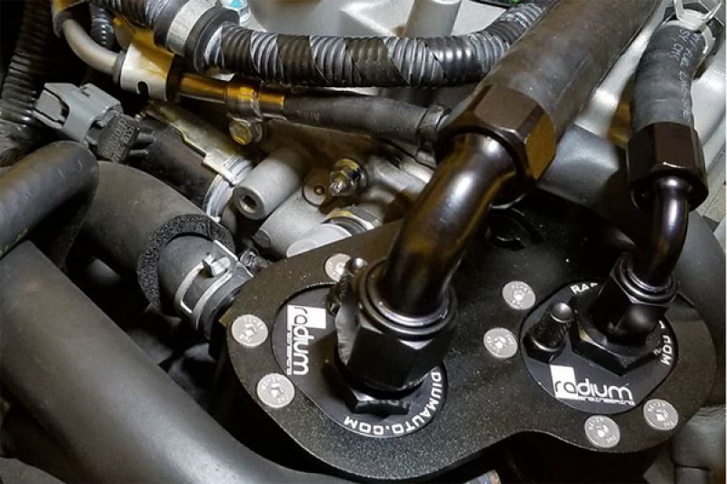 Radium Engineering RAD20-0019-FL Lotus Elise/Exige 2ZZ-GE Dual Catch Can Kit