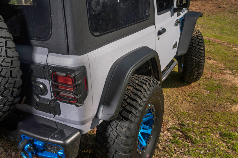 Rugged Ridge Max Terrain Fender Flare Set F & R 18-20 Jeep Wrangler JL