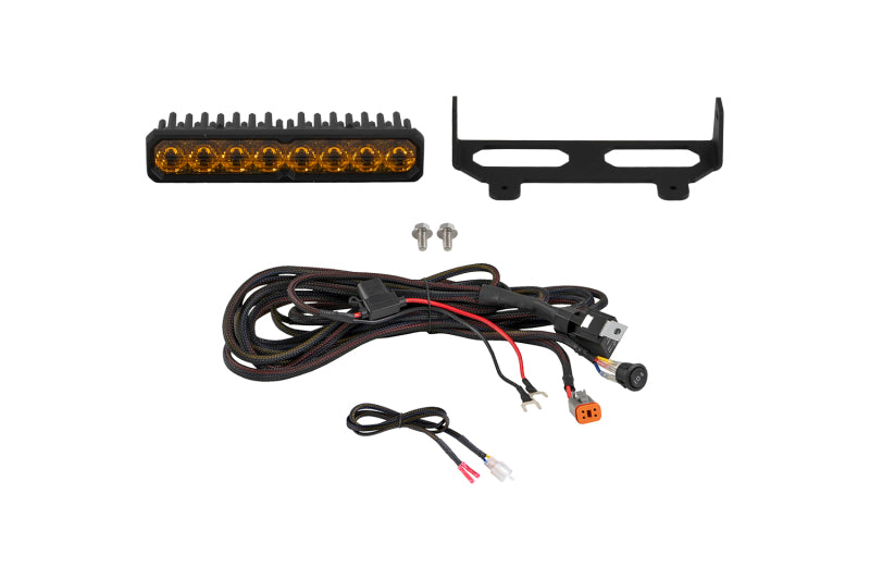 Diode Dynamics SS10 Shock Tower Mount Kit for 2017-2025 Can-Am Maverick X3, Yellow Driving Light