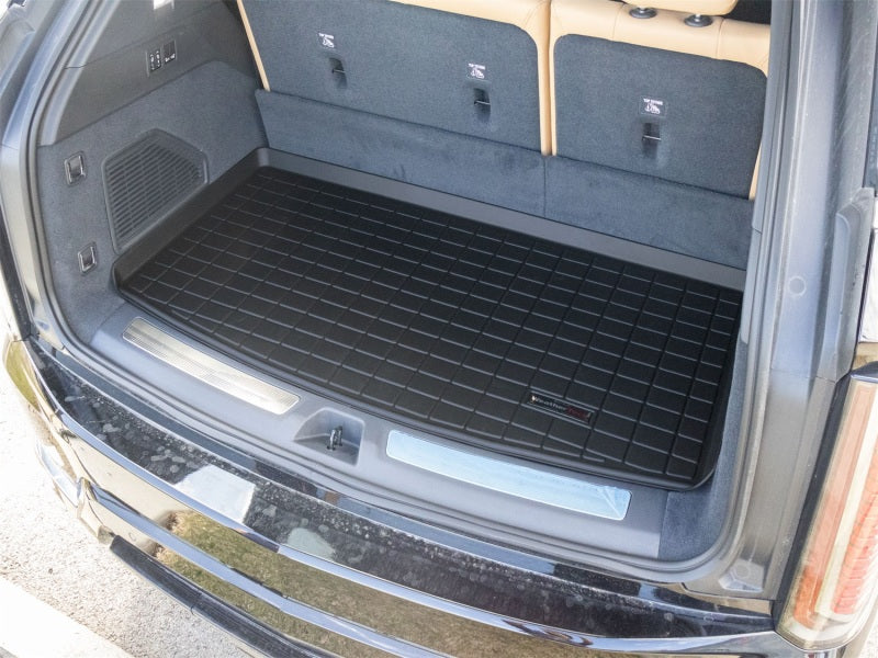 WeatherTech Part Number wet401841 Cargo Liner for 2025-2026 Cadillac Escalade IQ, Black