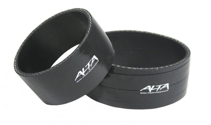 Alta altAMP-ENG-303BK Silicone Boost Couplers for 2002-2006 Mini Cooper S/JCW and 2002-2008 R53 Convertible, Black