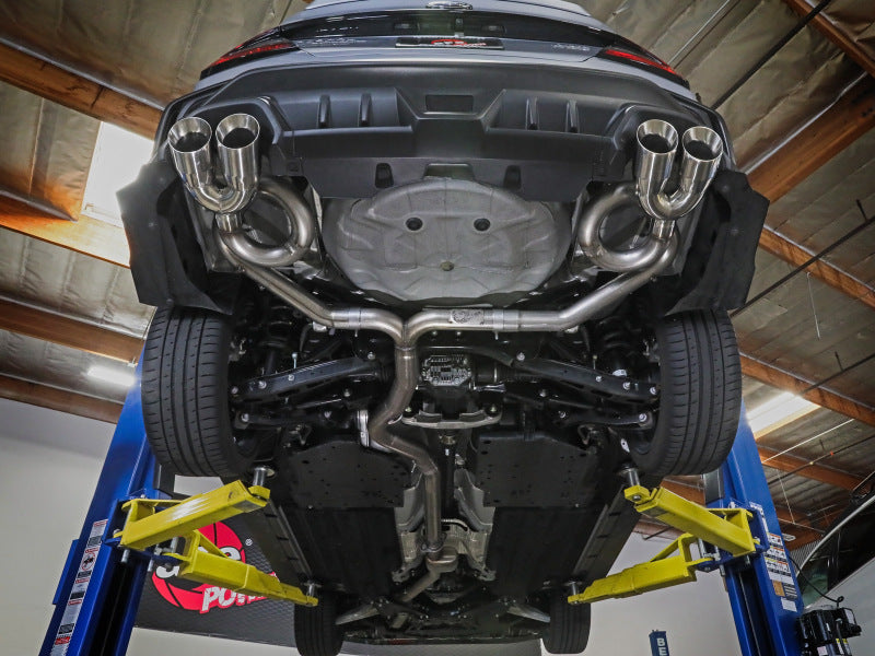 aFe POWER Takeda Cat-Back Exhaust System with Black Tips for 2022-2024 Subaru WRX 2.4L Turbo, Part Number 49-36809-B