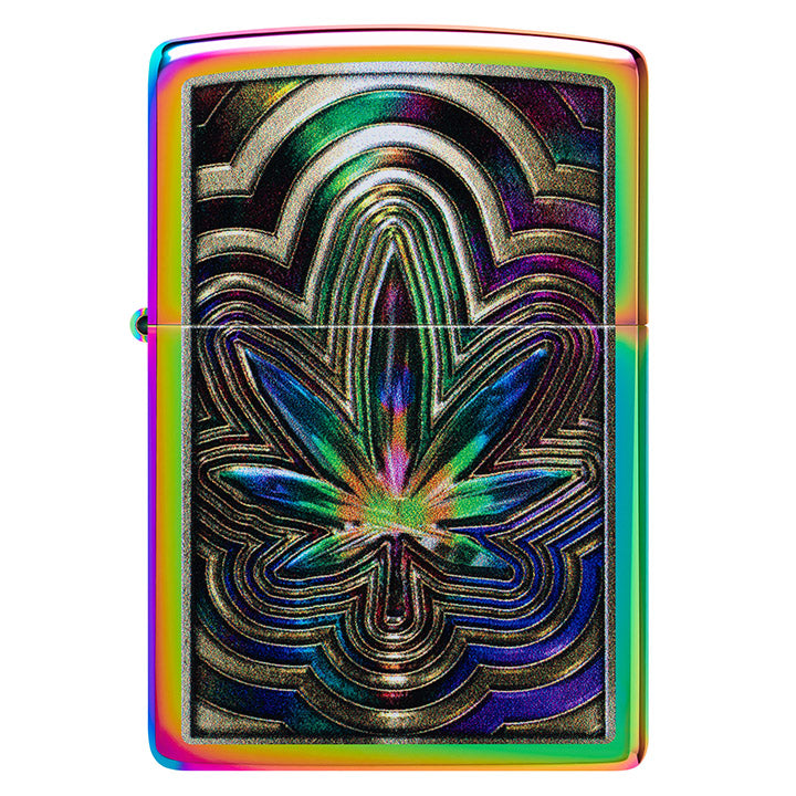 Zippo Metallic Leaf Color Image Windproof Lighter