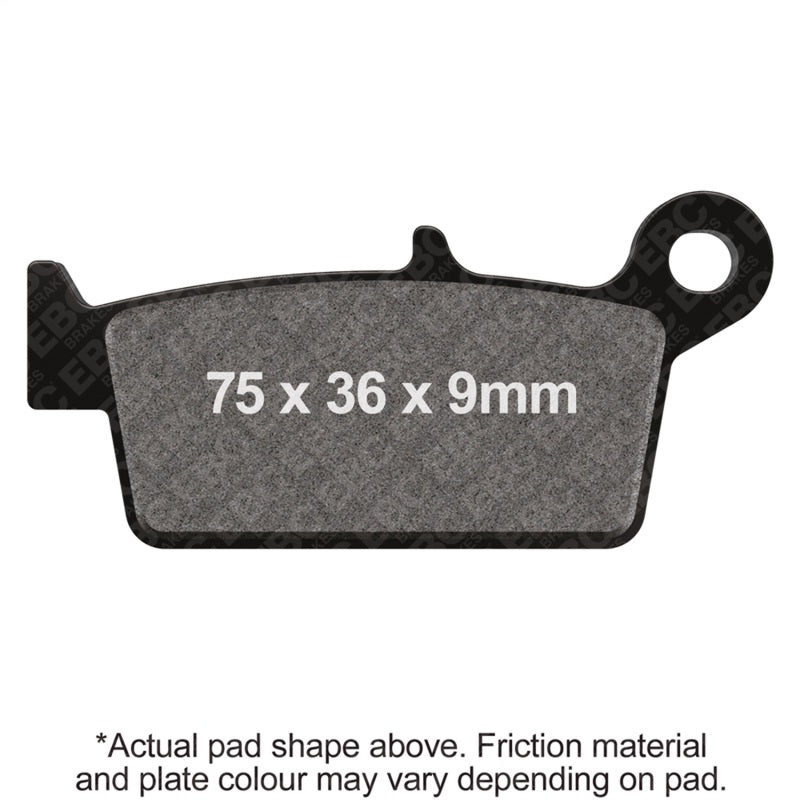 EBC Powersports FA131R R Series Heavy-Duty Sintered Front Brake Pads