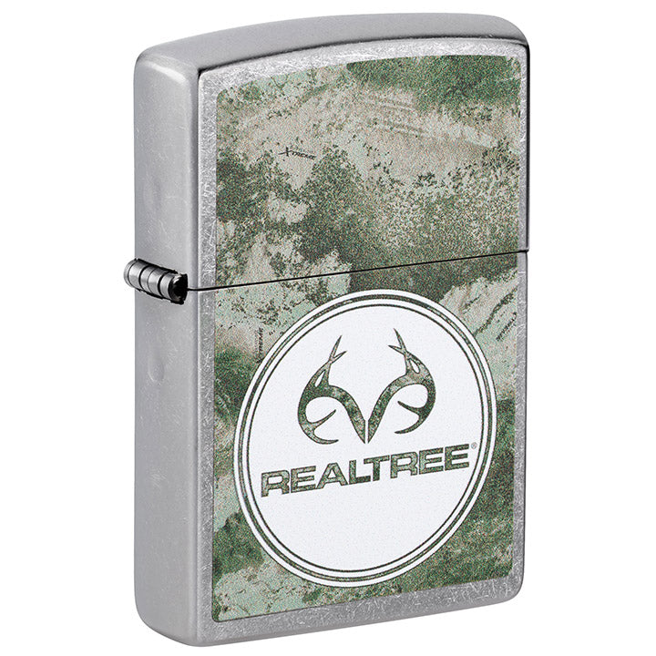 Zippo Realtree Xtreme Color Image Windproof Lighter, Street Chrome