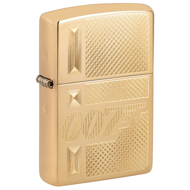 Zippo James Bond Auto Engrave High-Polish Brass Windproof Lighter