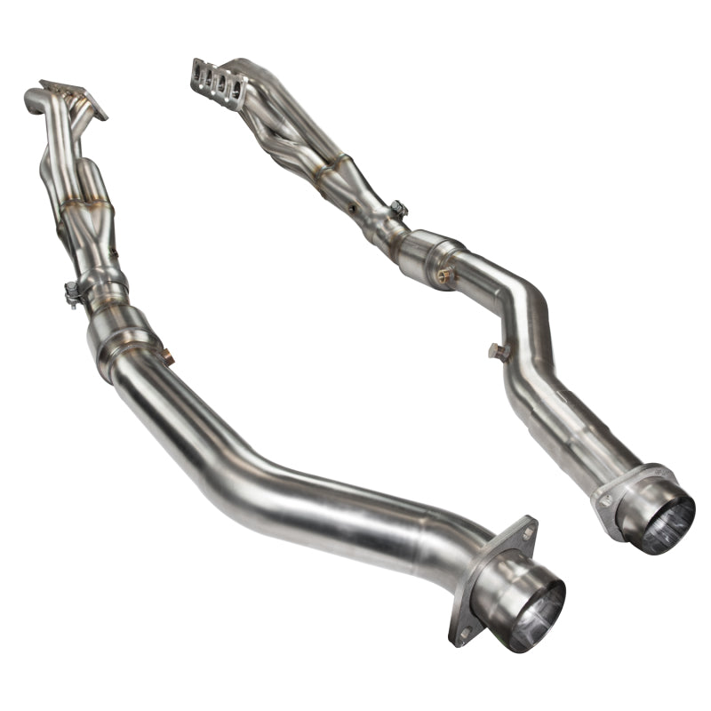 Kooks Headers KSH3410H631 2-Inch Stainless Steel Long Tube Headers with GREEN Catted Connection Pipes