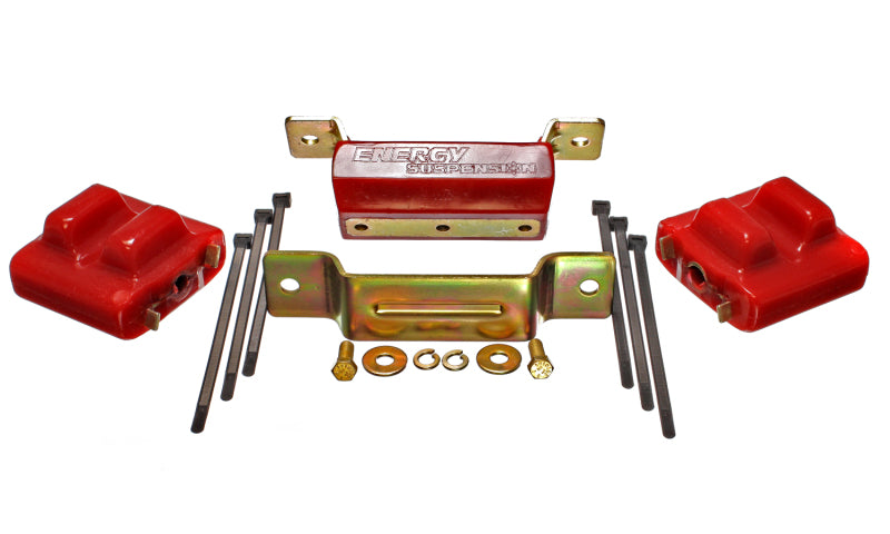 Energy Suspension eng3.1131R - 88-94 GM Blazer 4WD K-Series Red Motor and Transmission Mounts