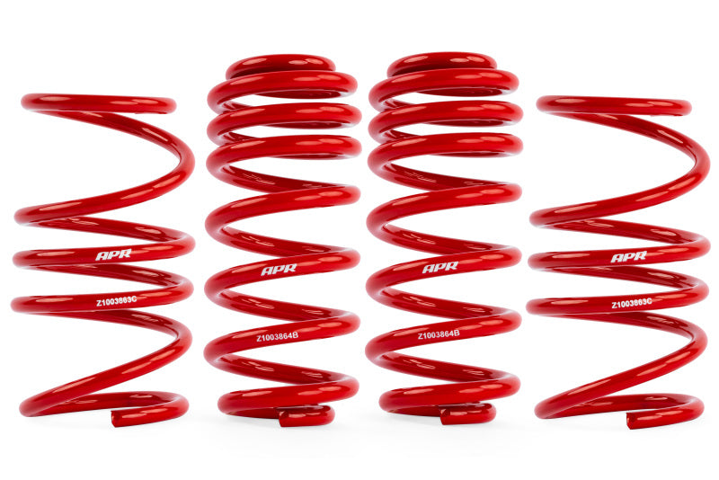 APR 22-26 Volkswagen Golf R MK8 Roll-Control Lowering Springs - Red