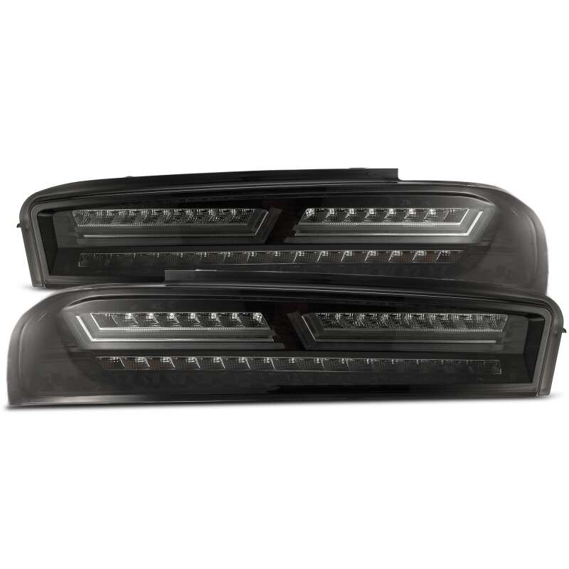 AlphaRex PRO-Series LED Tail Lights for 2016–2018 Chevrolet Camaro, Jet Black, ARX610010