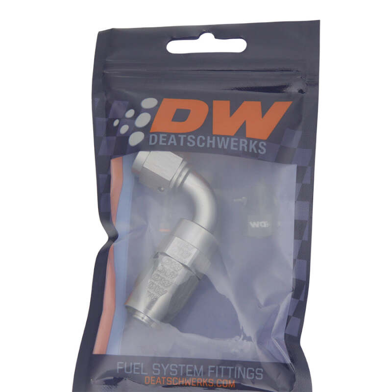 DeatschWerks 6AN Female Swivel 90-Degree CPE Hose End, DWK6-02-0803