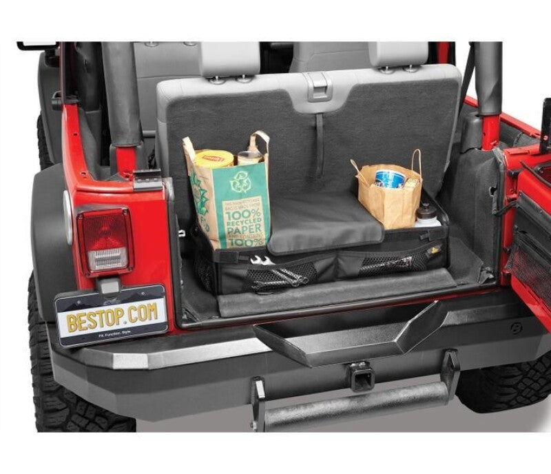 Bestop RoughRider Cargo Trunk Organizer for Jeep Wrangler YJ, TJ, JK, JL