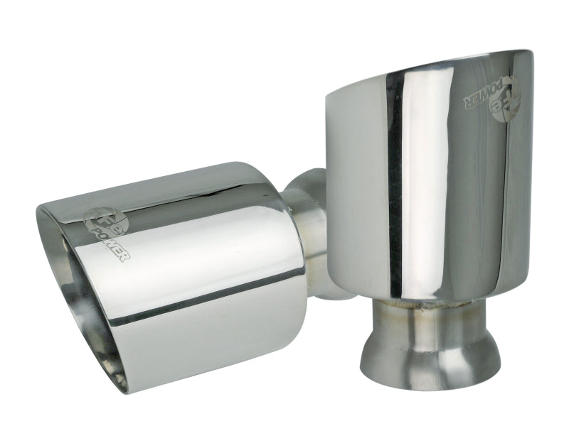 aFe MACH Force-Xp 4-1/2-Inch Polished OE Replacement Exhaust Tips, Part Number 49C32068-P, 2015-2022 Dodge Charger/Hellcat