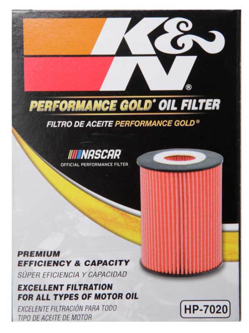K&N Engineering HP-7020 High-Performance Cartridge Oil Filter for Toyota, Lexus and Scion