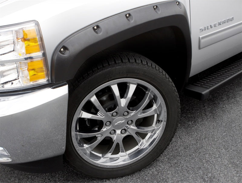 Lund 2017 Ford F-250 Super Duty RX-Rivet Style Smooth Elite Series Fender Flares - Black (2 Pc.)