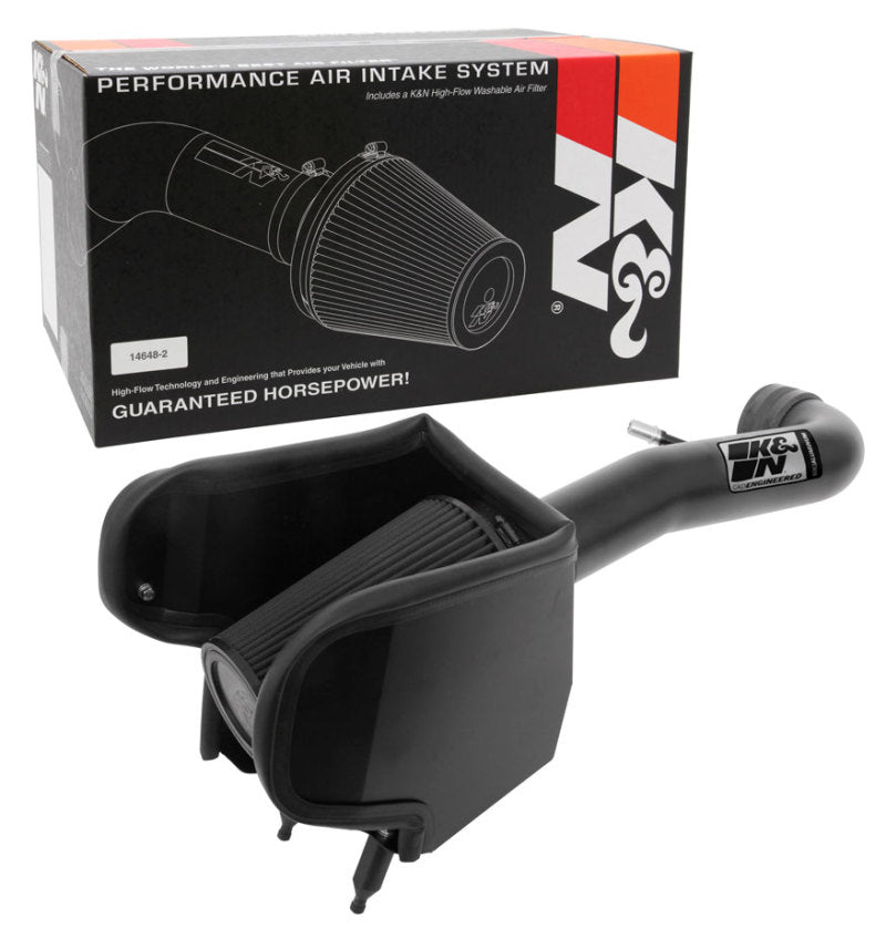 K&N Blackhawk Induction Performance Air Intake Kit 71-1576 for 2018 Jeep Wrangler JL 3.6L V6