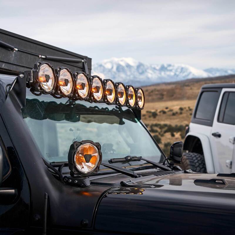 KC HiLiTES Gravity Titan 6-Inch LED Driving Lights Pair Pack, SAE Driving Beam - KCL91405
