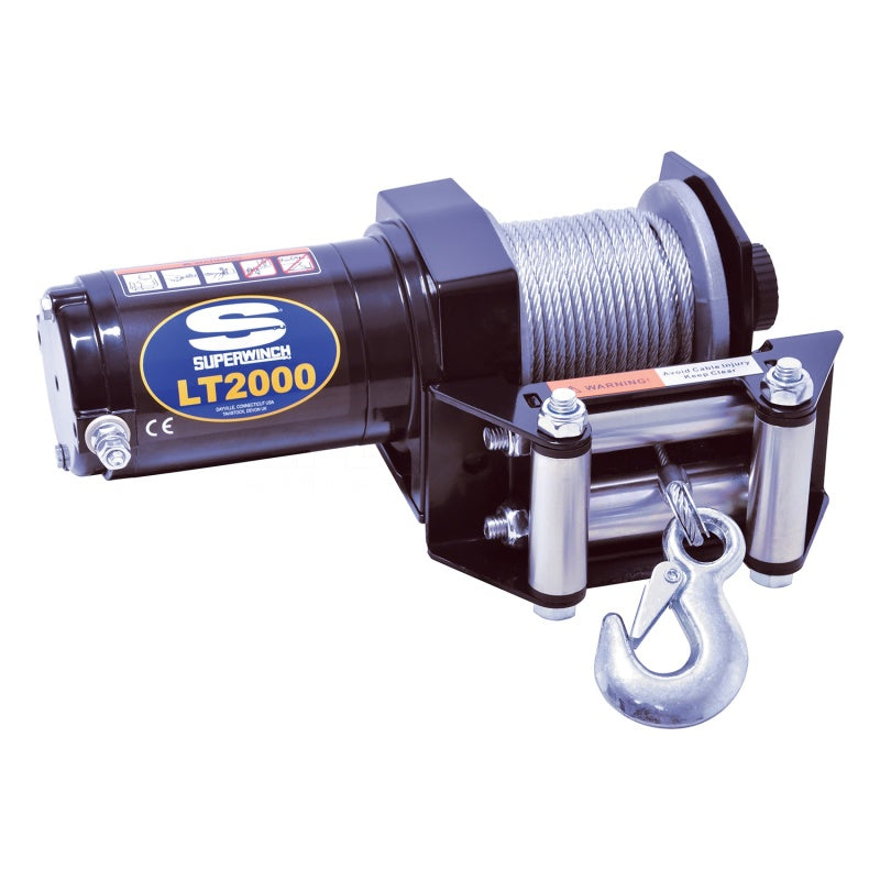 Superwinch 2000 LBS 12 VDC 5/32in x 49ft Steel Rope LT2000 Winch