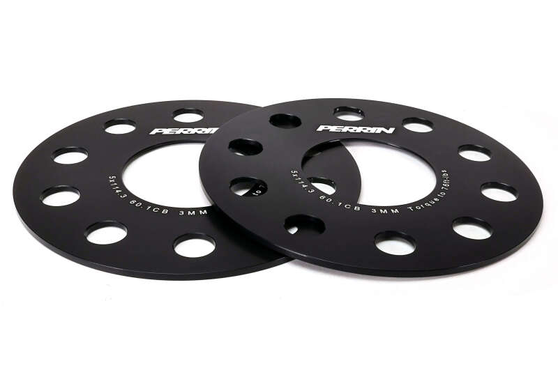 Perrin Performance 23-26 Toyota GR Corolla 60.1mm Bolt Pattern Wheel Spacers - 3mm Thickness