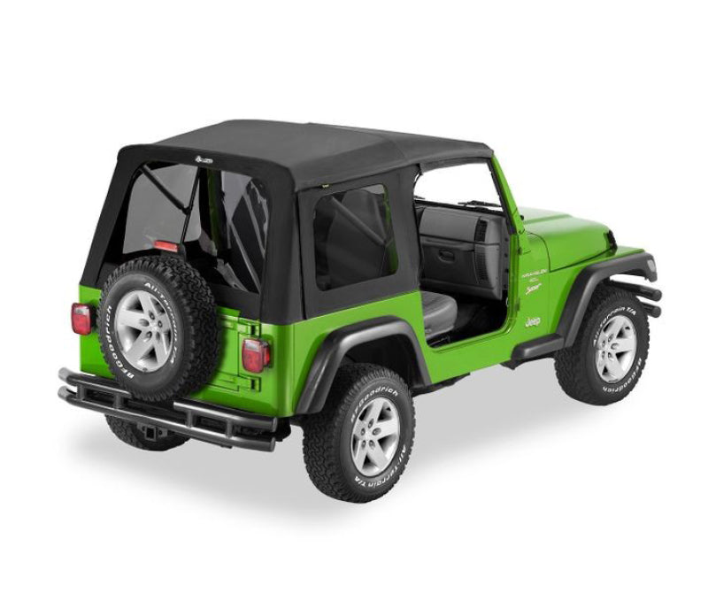 Bestop Supertop Classic for Jeep Wrangler TJ 1997-2006, Black Denim with Tinted Windows — Part Number BES54709-15
