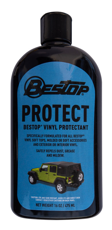 Bestop Vinyl Protectant - 16 oz. Bottle for Automotive Exterior & Interior Protection