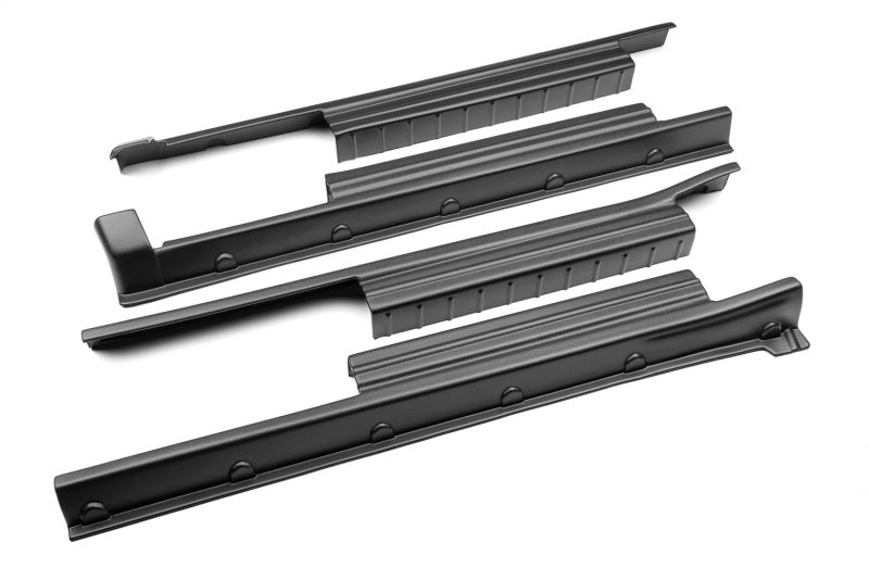 Bushwacker 2007 -2021 - Toyota Tundra Crew Max Trail Armor Rocker Panel (Set Of 4)- Black