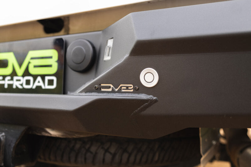 DV8 Offroad Spec Series Rear Bumper for 2020-2023 Chevy Silverado and GMC Sierra 2500/3500 HD, Part Number dveRBCS2-03