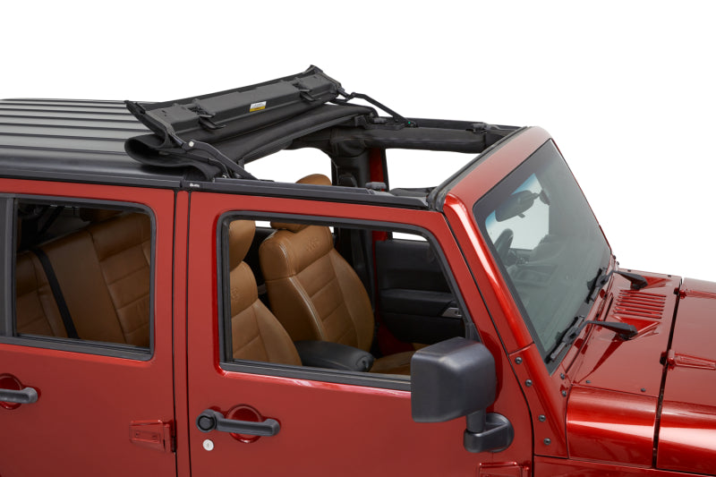 Bestop Sunrider for Jeep Wrangler JK 2007-2018 – Premium Black Twill Hardtop Conversion