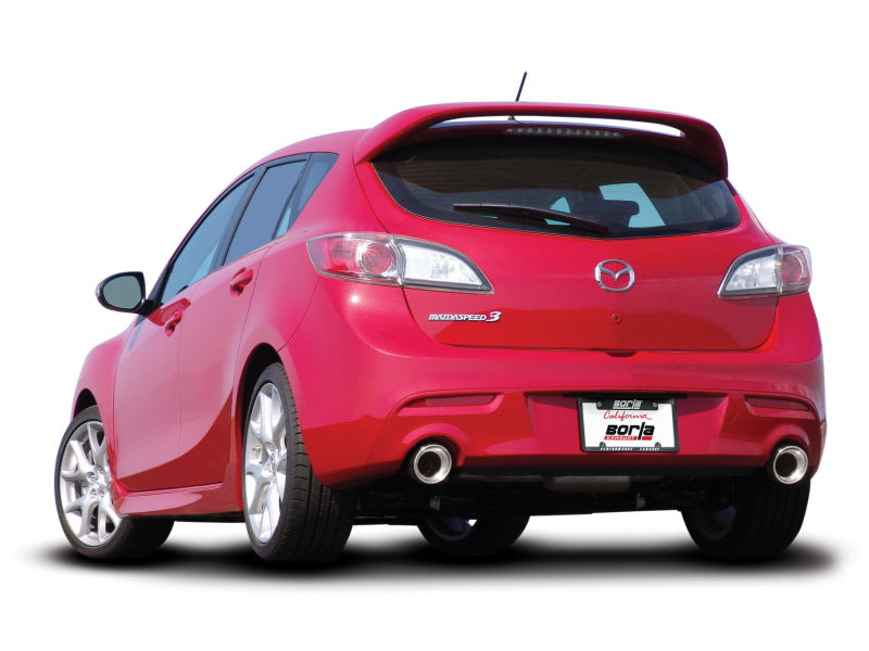 Borla 11786 S-Type Axle-Back Exhaust System for 2010–2013 Mazda 3 and Mazdaspeed 3 Hatchback