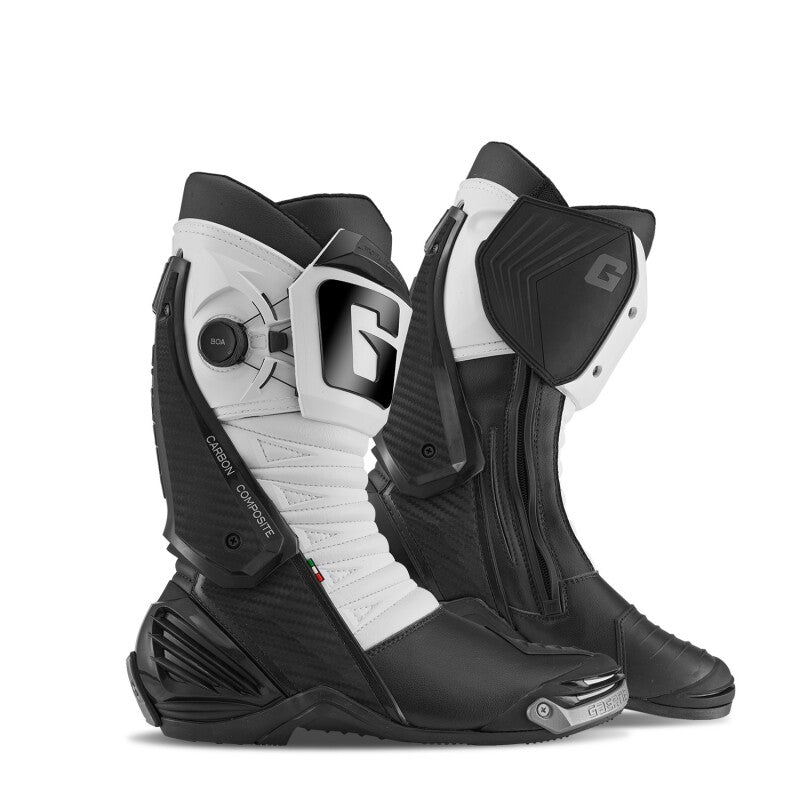 Gaerne GAR2460-014-11 GP1 LS Racing Boots - Black/White, Size 11