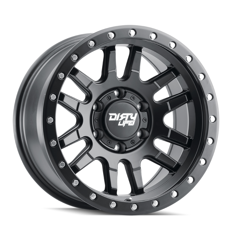 Dirty Life Canyon Pro 9309 17x9 Matte Black Wheel, 5x127 Bolt Pattern, -12mm Offset