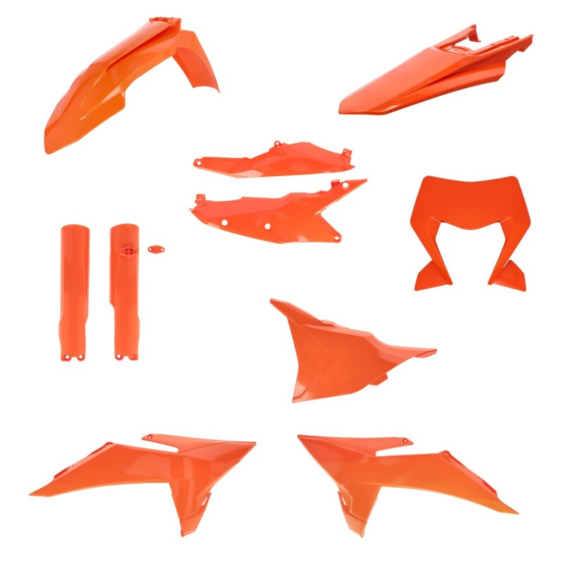 Acerbis AC2988065226 Full Plastic Kit for 2026 KTM XC-W, XCF-W and EXC-F Models - Orange