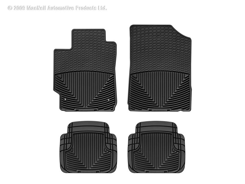 WeatherTech 07-10 Kia Optima Front and Rear Rubber Mats - Black