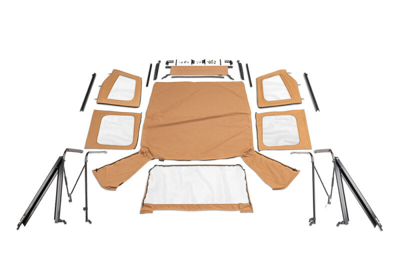 Rampage ram68117 1976–1983 CJ7/YJ Complete Soft Top, Spice Denim