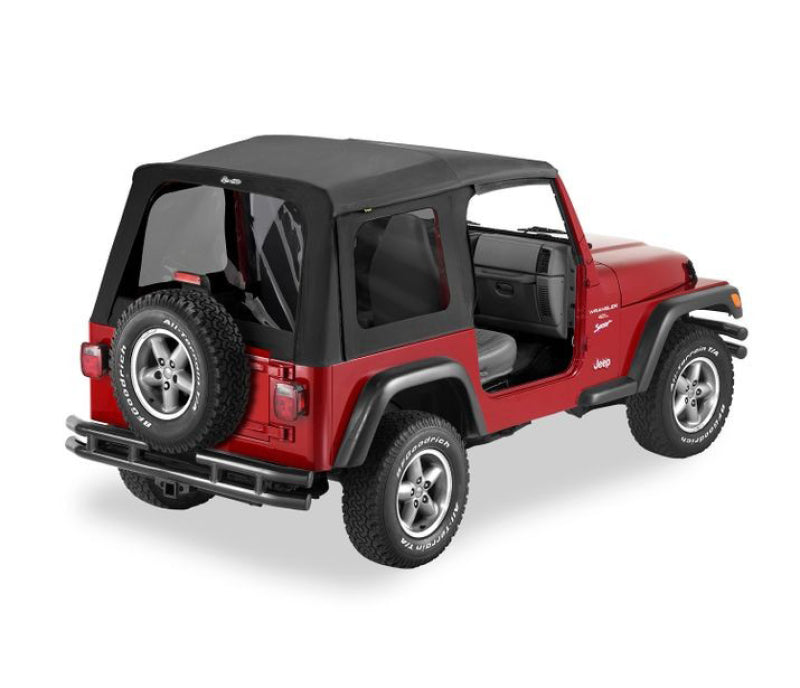 Bestop 97-06 Jeep Wrangler TJ Supertop Classic Skin with Tinted Windows - Black Denim Replacement Top Kit